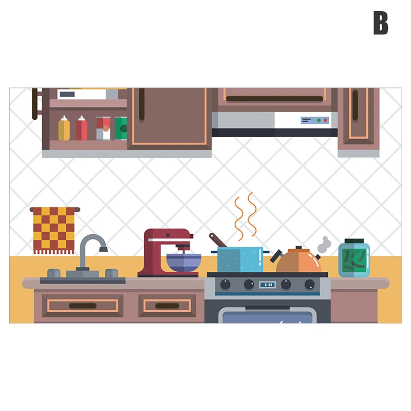 75X45 см водостойкая алюминиевая фольга наклейка на стену плитка для кухни ванной