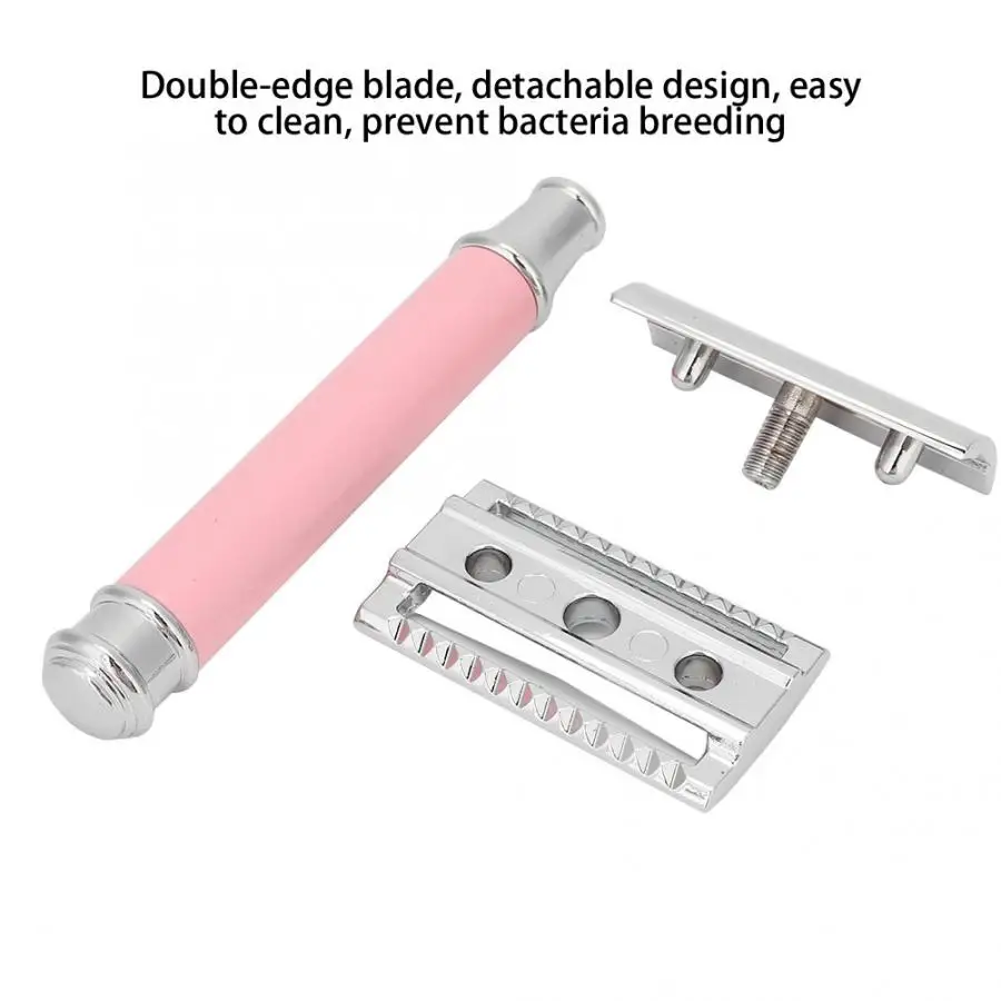 Традиционный двухсторонний лезвие Безопасный инструмент для бритья борода