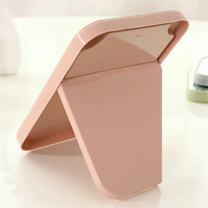 1PC Random Color Foldable Makeup Mirror Minimalist Glass Fashion Cosmetic Square Single-sided 20# | Красота и здоровье