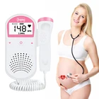 Монитор для ребенка, фетальный допплер, монитор сердечного ритма плода, домашний детектор сердечного ритма плода для беременных, без излучения, 2,5 МГц