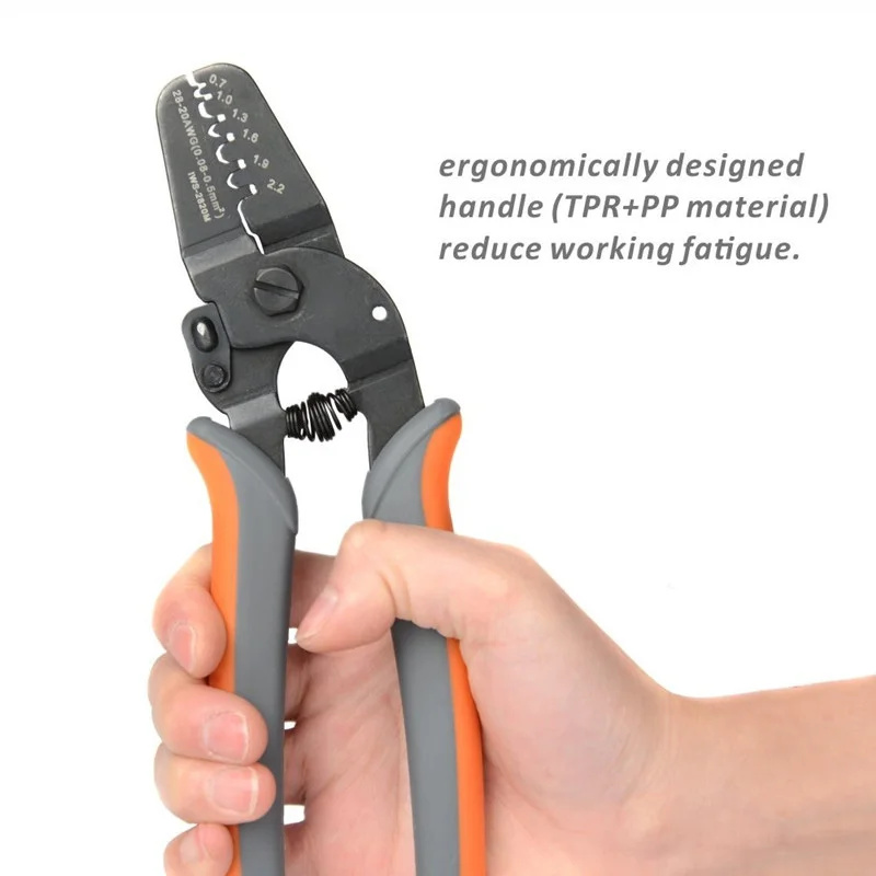 IWS-2820M Crimping Tools for JAM Molex Tyco Terminal and Connector Multi-Function Wire Stripper Cable Cutter Plier | Инструменты
