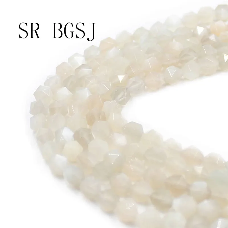 Бесплатная доставка 6 мм граненые круглые полигональные лунные камни