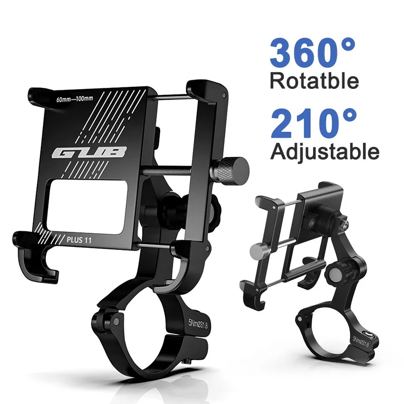 

Bicycle Phone Holder Stand Motorcycle Phone Mount 360 Rotating Bike Handlebar Phone Bracket for iphone 11 XR XS Max Samsung