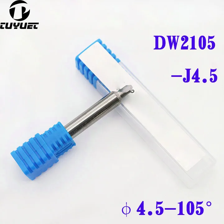 DW2105 J4.5 твердосплавная Концевая фреза Двусторонняя маленькая головка плоское