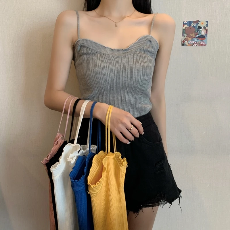 Летняя дизайнерская нишевая маленькая внутренняя одежда во французском стиле