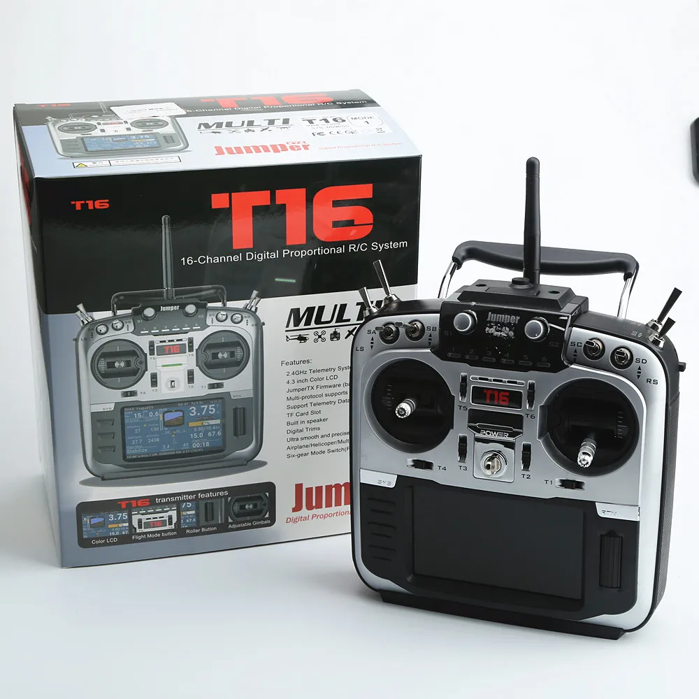 Puente Presale T16 2 4G 16CH transmisor de Radio multiprotocolo fuente abierta con módulo RF JP4 in 1 совместимый с