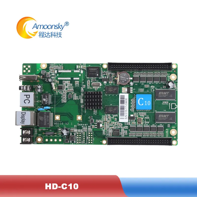 Светодиодный прокрутка сообщения мини-дисплей HD-C10 Huidu Asyn контрольная карта