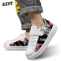 xzvz kids sneakers lightweight childrens shoes md shock absorption non slip sole casual shoes pu leather upper boys sneakers