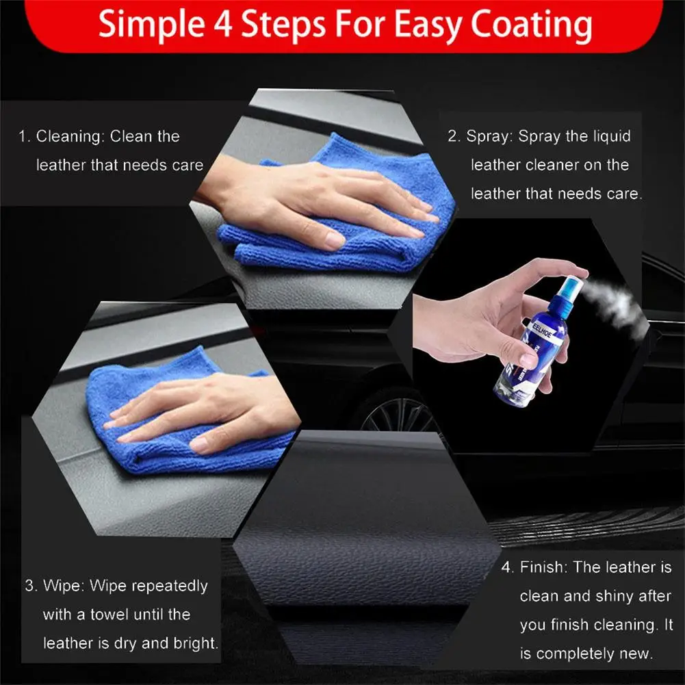 Средство для восстановления чистки автомобиля 30/100 мл гидрофобное нано-покрытие