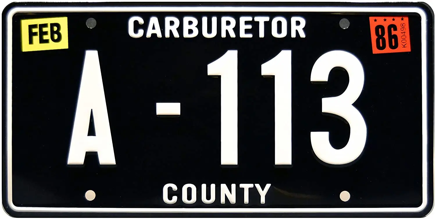 

Celebrity Machines Cars | A-113 | Metal Stamped License Plate