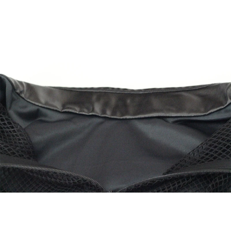 Черный Эротическое белье для женщин комбинезон с лямкой на шее в виде рыбной сети