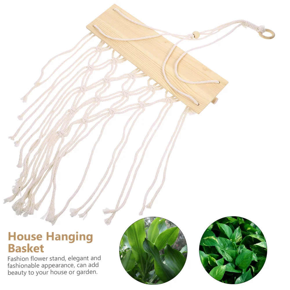 

1pc Hanging Flower Pot Plant Stand Holder Hanging Storage Shelf Wall Ornament