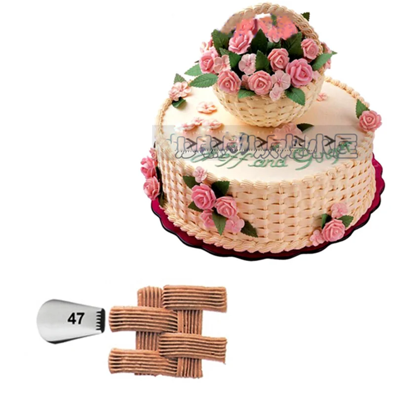 #47 насадка для глазирования из нержавеющей стали крема и металлических