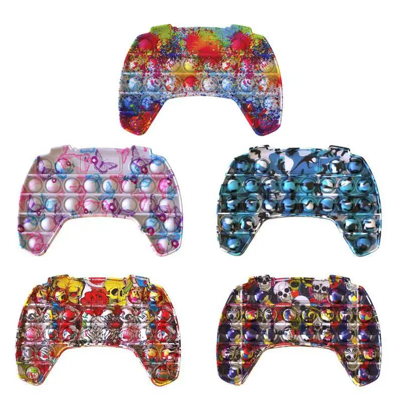

Gamepad Handle Push Bubble Fidget Toys Adult Stress Relief Squeeze Antistress Soft Squishy Anti-Stress Kids Toys