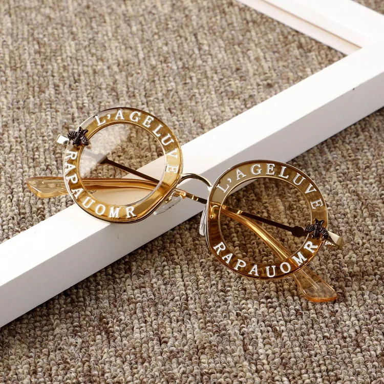 Детские солнцезащитные очки новинка 2019 детские с буквенным принтом для