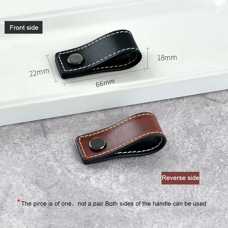 Сделай Сам обе стороны/ручная работа кожаная ручка мягкий минималистичный