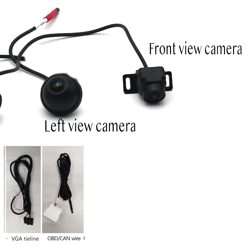 

360 панорамная передняя/левая БОКОВАЯ камера для смены аксессуаров для автомобиля