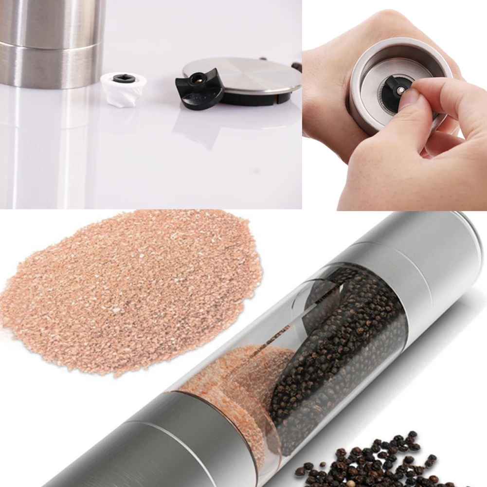 Мельница для перца 2 в 1 ручная мельница из нержавеющей стали соли и кухонные