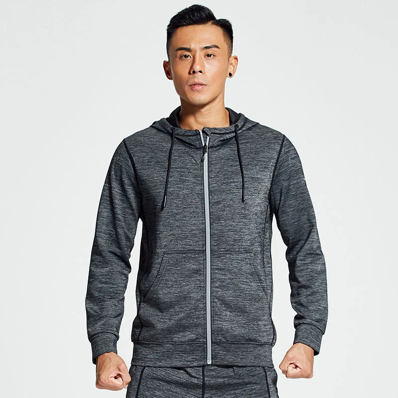 Мужской спортивный костюм для фитнеса с длинным рукавом весна осень зима бега