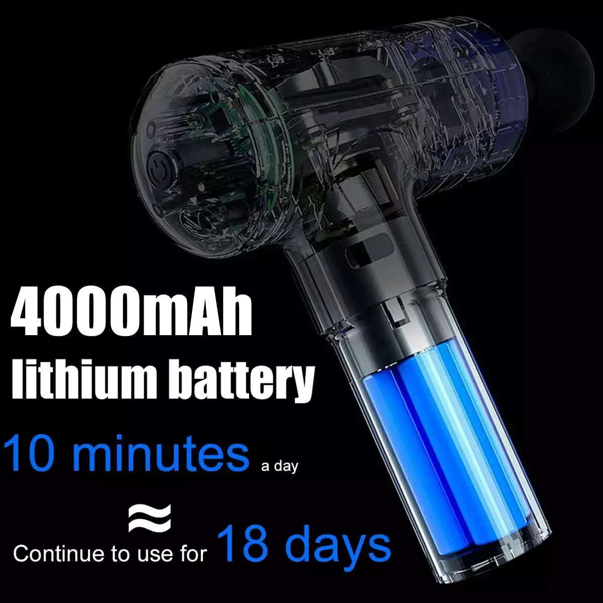 Высокочастотный массажный пистолет для массажа мышц спортивный Терапевтический