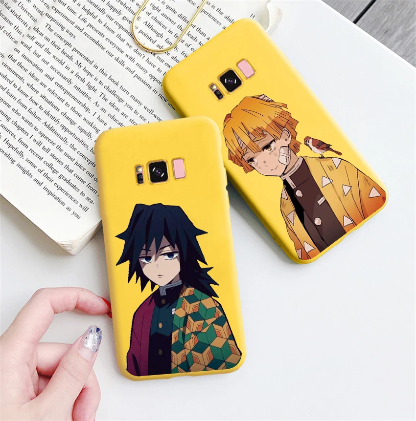Мягкий силиконовый чехол для телефона Kamado Nezuko Kimetsu no Yaiba Demon Slayer TPU Samsung s8 s8plus s9 s9plus