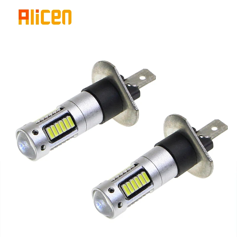 Светодиодные Автомобильные лампы H1 2 шт. светодиодный противотуманный фонарь 4014