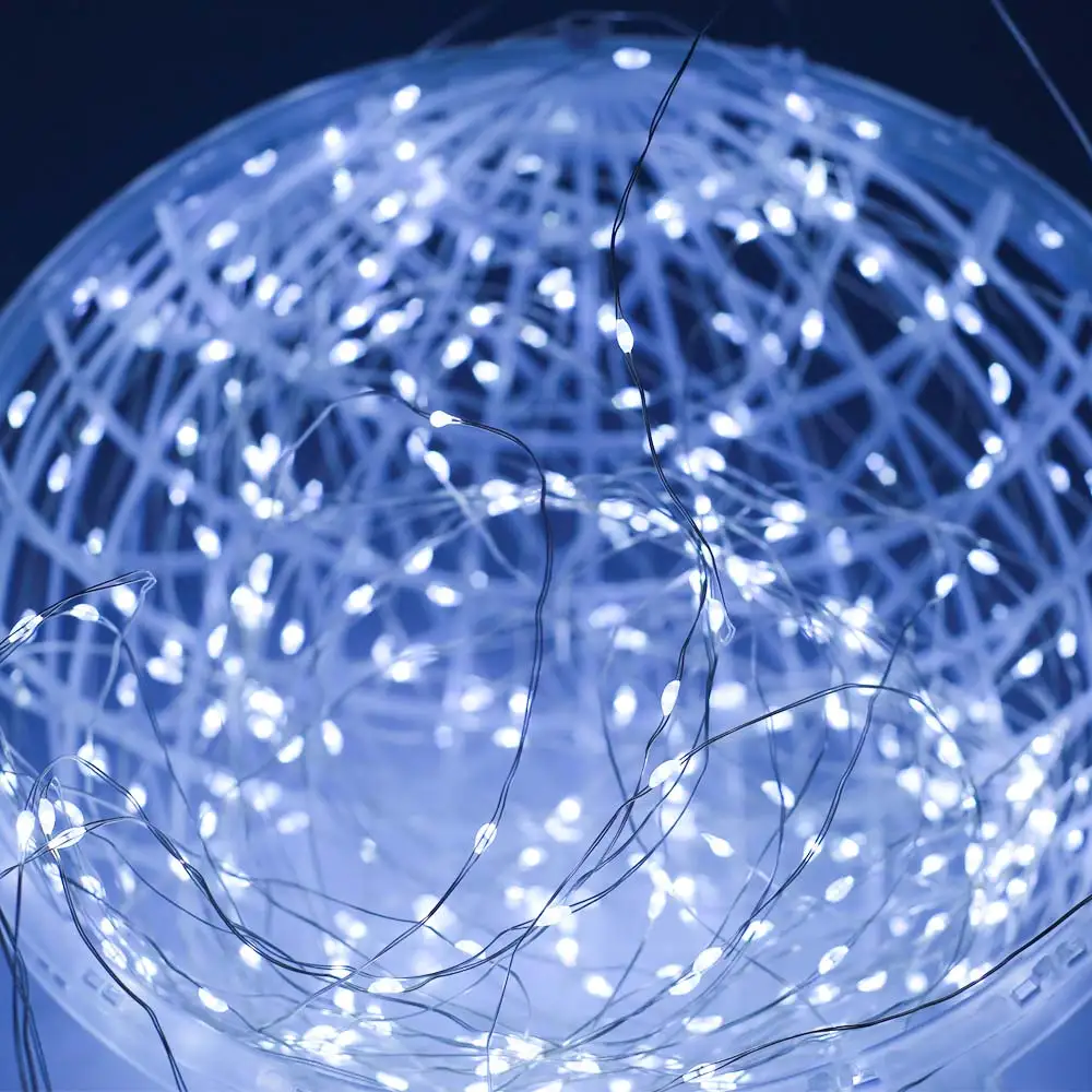 300LED 9.8ft 10 нитей Светлячок с гибкой медной проволокой, водонепроницаемый Звездный Светлячок гирлянды для Рождества