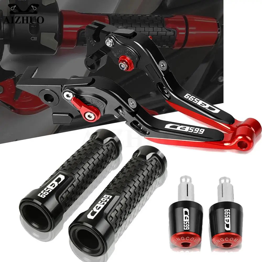 

Motorcycle Adjustable Brake Clutch Levers FOR Honda CB599 HORNET CB 599 1998 2002 2004 2005 2006 Handle Bar End Hand Grips Ends