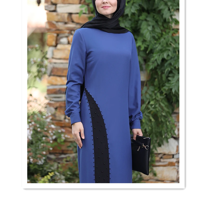 

Tunic Trousers Women Combination Muslim Hijab Suit New Season Pearl Detailed Crepe Quality Fabric Elastic Waist Trousers Turkey