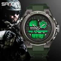 new mens sports watch sanda brand luxury mens digital watch 50m waterproof mens watch relogio masculino
