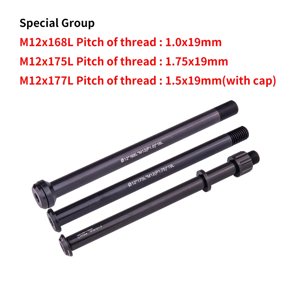 

ZTTO MTB Thru axle Road Bike Shaft Front Rear hub Skewers 12mm 15mm Wheel Axis Hub Shaft 15x100 12x142 12x100 12x148 15x110