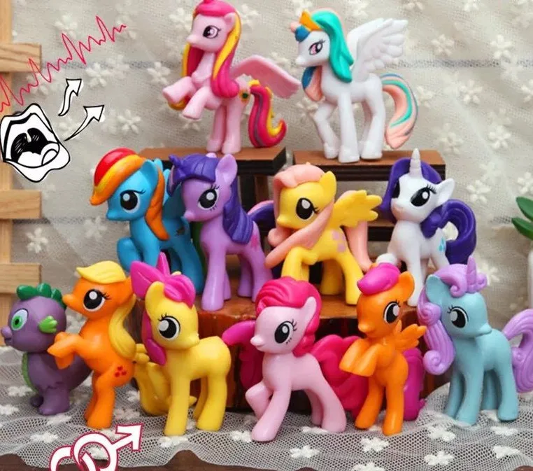 Упаковка из 12 шт игрушки My Little Pony Комплект дружба это чудо всех цветов радуги