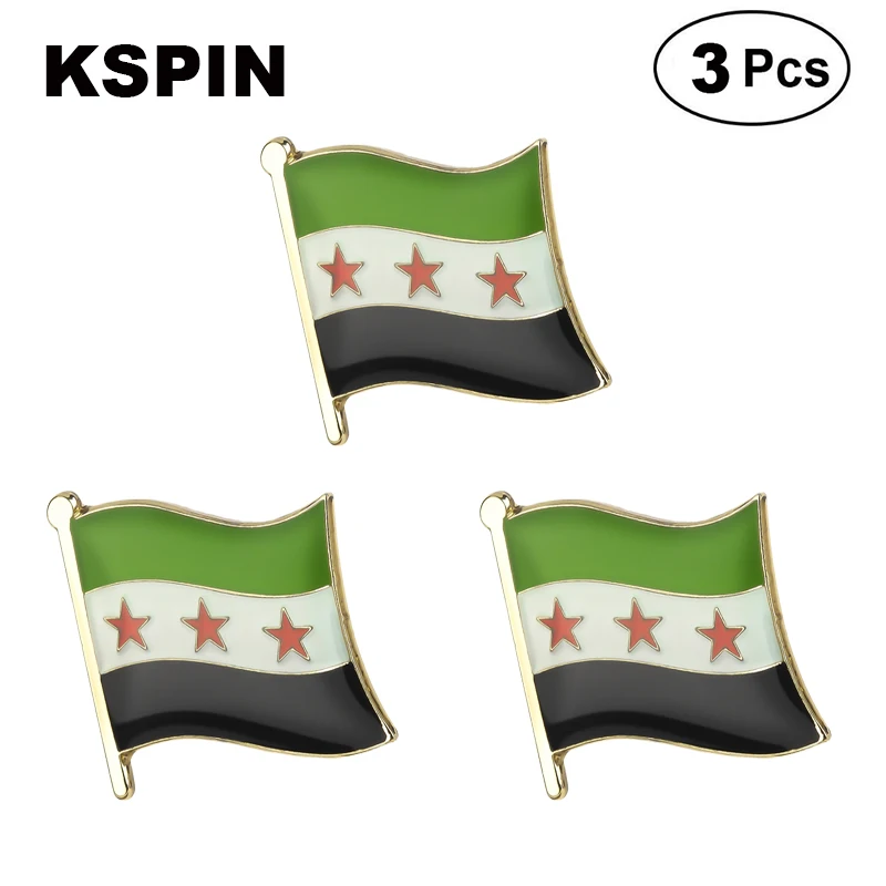 

Syria three star Frendship Lapel Pin Brooches Pins Flag badge Brooch Badges