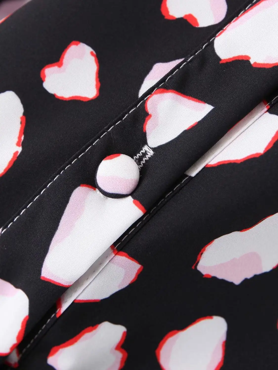 Новинка 2020 женское повседневное тонкое платье с длинным рукавом и принтом сердец