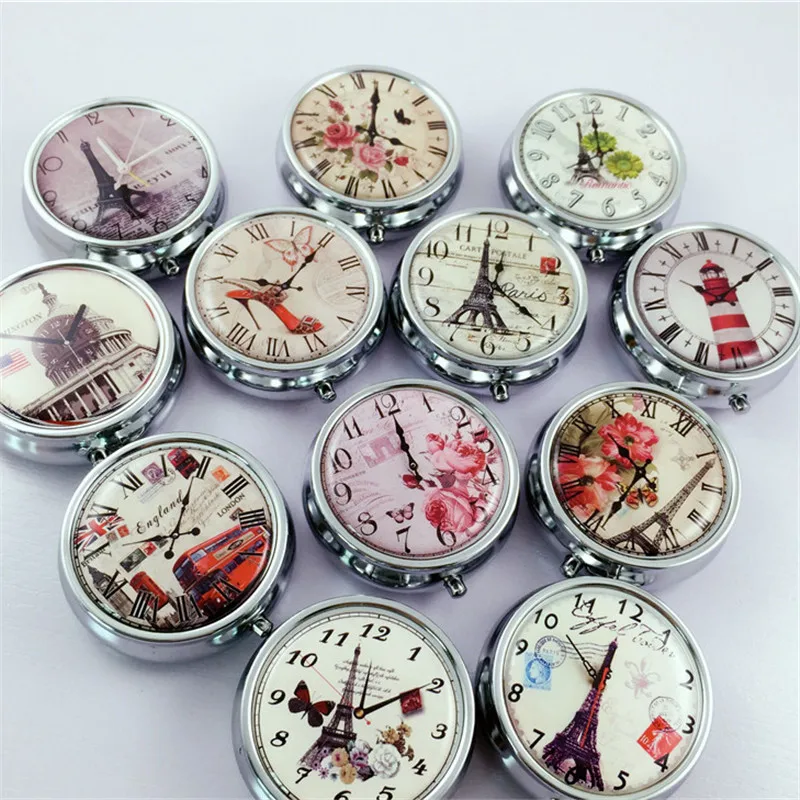 1 шт. Портативный складной контейнер для таблеток металлический чехол резак