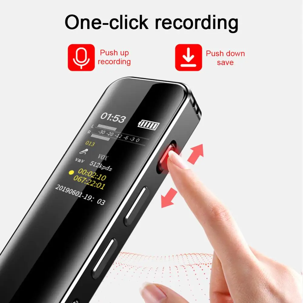 Цифровой диктофон Maikou C8 записывающий mp3-плеер миниатюрный запись одним нажатием