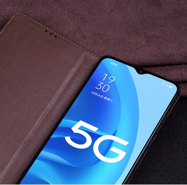 hot sales luxury genuine leather magnet clasp phone cover case for oppo a56 kickstand holster case protective full funda free global shipping