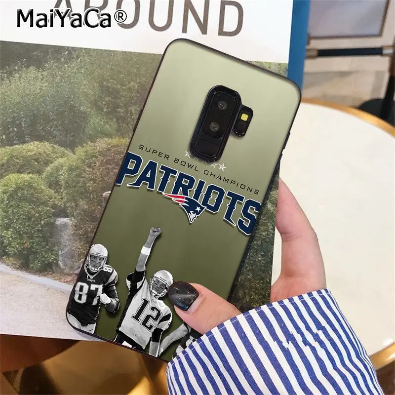 MaiYaCa New England Patriots покупателей высокое качество чехол для телефона для samsung S9 S9 плюс S5 S6 S6edge S6plus S7 S7edge S8 S8plus