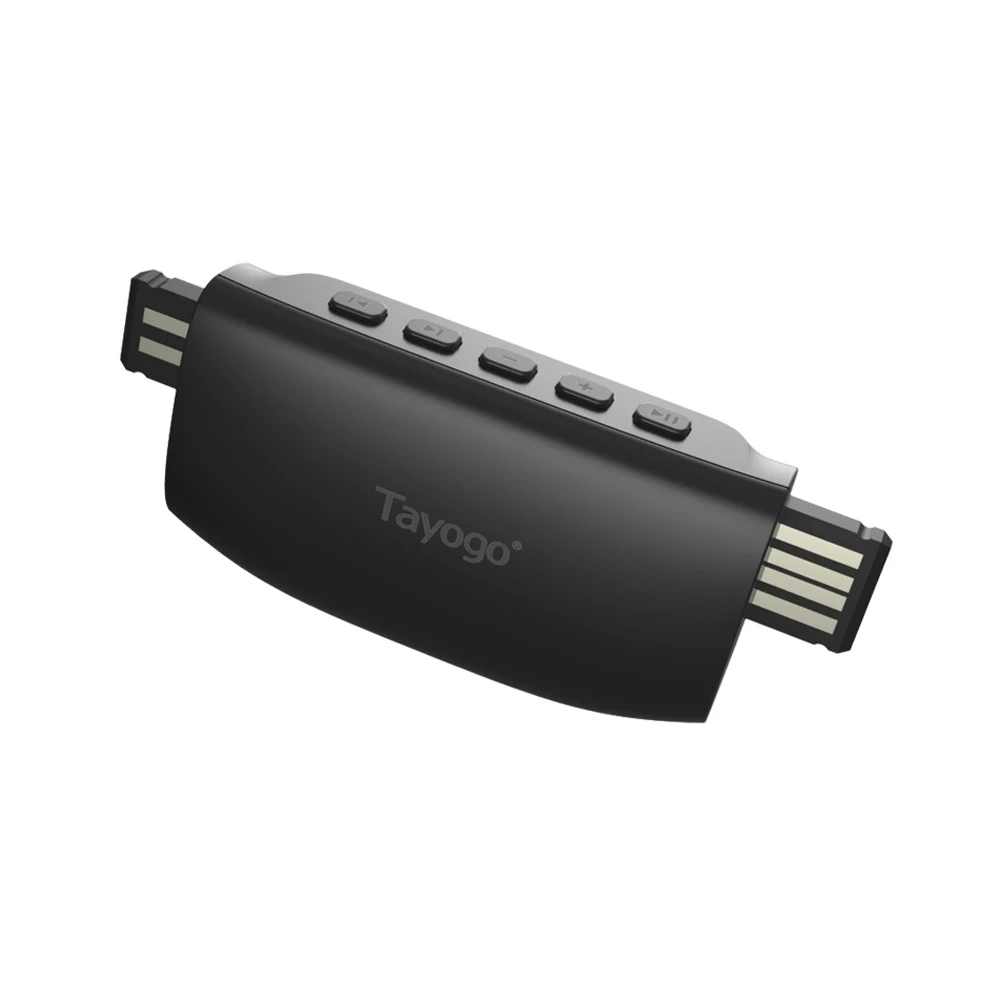 Tayogo подводная гарнитура 8 Гб MP3 плеер запчасти костюм для P10 W11 IPX8 водонепроницаемый спортивный MP3 плеер плавательный крючок для сережки наушники Mp3 - Цвет: black
