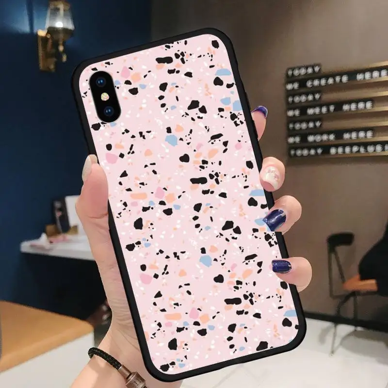 

Aesthetics terrazzo seamless Phone Case for iPhone 11 12 pro XS MAX 8 7 6 6S Plus X 5S SE 2020 XR