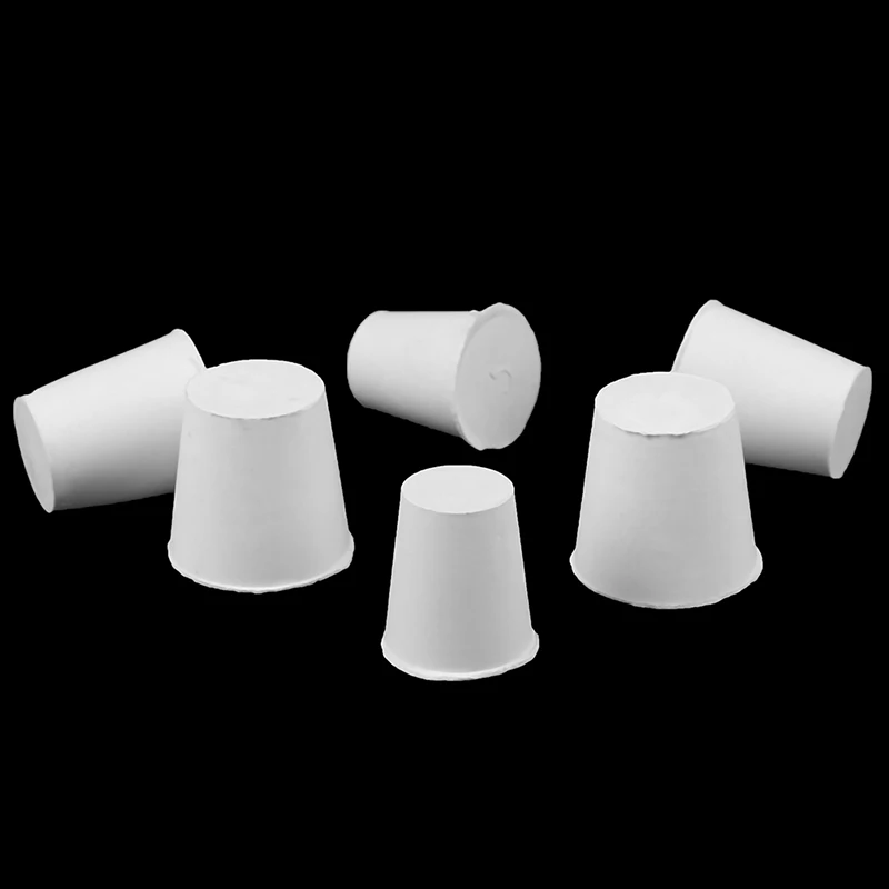 2 Pcs Silicone Rubber Plug Stopper With Hole Airlock Bubbler Valve Wine Brew Silicone Plug Rubber Stopper