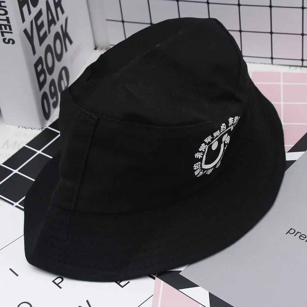 

Unisex Embroidered Foldable Bucket Hat Beach Sun Hat Street Headwear Fisherman Outdoor Cap Men and Woman Hat
