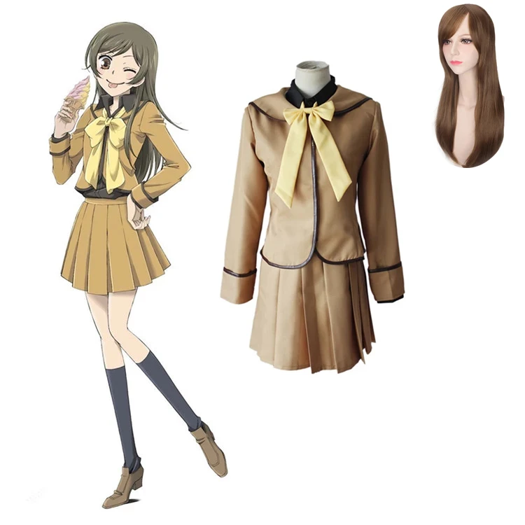 

Костюм для косплея Kamisama Kiss Kamisama Hajimemashita Love Nanami Momozono школьная форма матросский костюм Топы юбка наряд на Хэллоуин