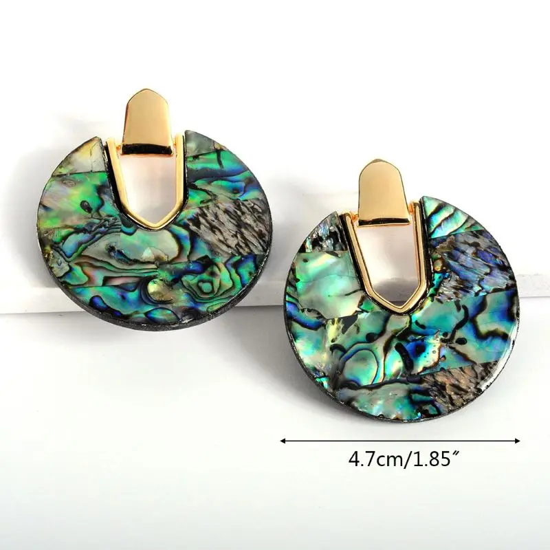 

Acrylic Hoop Earrings Exaggerated Shell Dangle Earrings Jewellery Gift for Women Girls