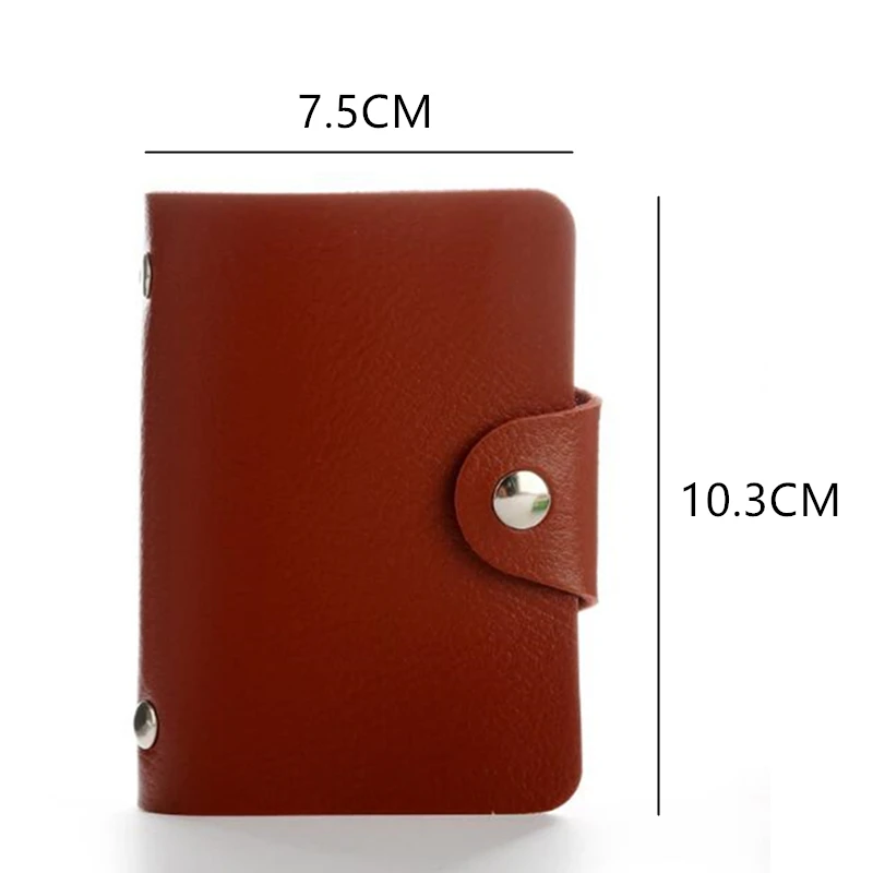 2Pcs/Lot Car PU Leather 24 Bits Storage Card Case Business Holder Credit Passport Wallet ID Bags | Автомобили и мотоциклы