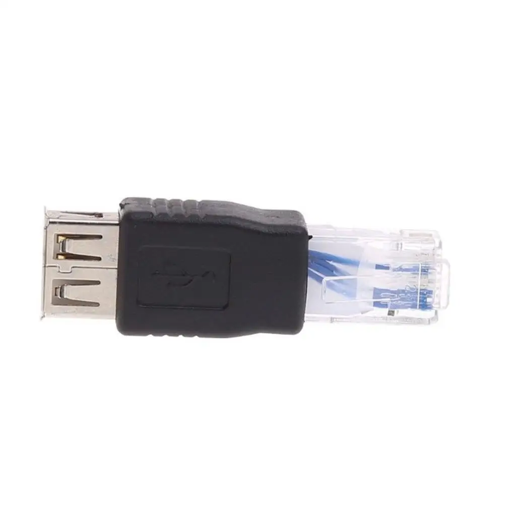 10 шт. USB мама к Ethernet RJ45 папа адаптер разъем сетевой разъем|USB-хабы| |