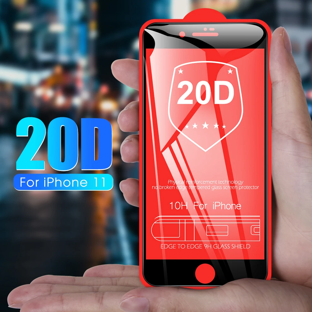 Защитное стекло с полным покрытием для IPhone 7 8 SE 2020 6 6S Plus закаленная Защитная