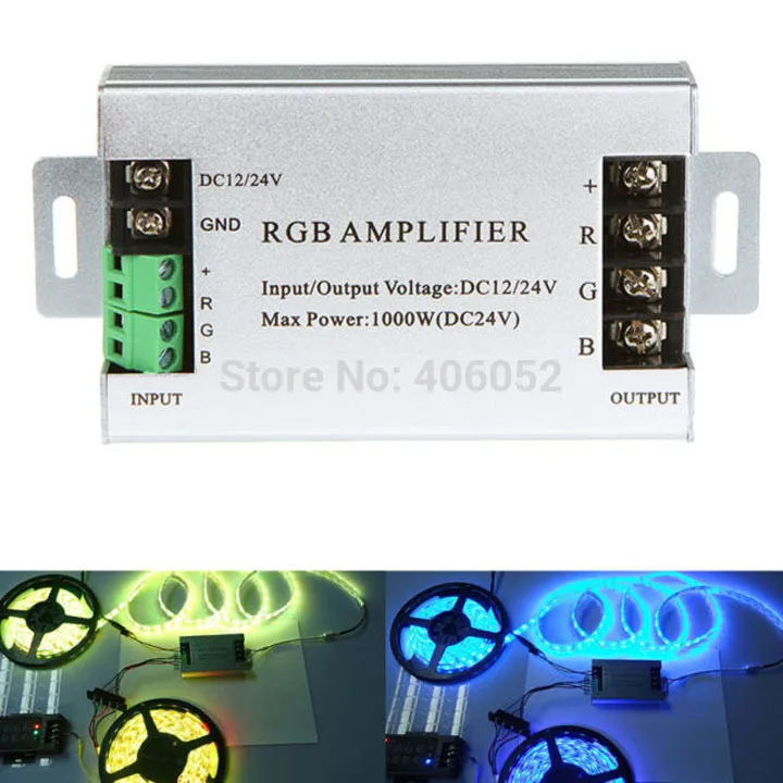 

1pcs 360W 12v RGB led amplifier Controller for 5050 rgb led strip light