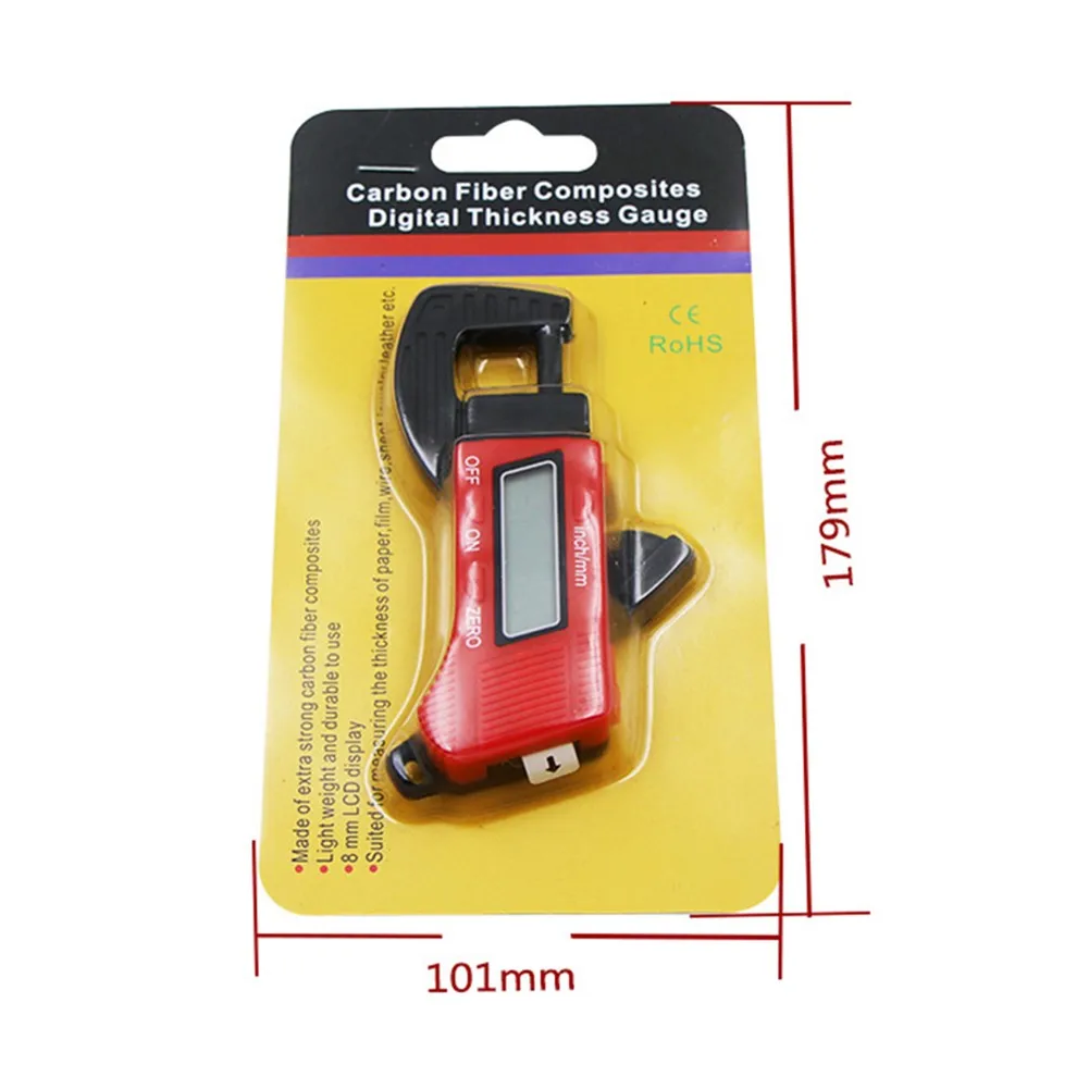 

0.01mm Mini Electronic Digital Thickness Gauge For Cars Dial Caliper Meter Measure Tools Measuring Instruments 8 Mm LCD Display