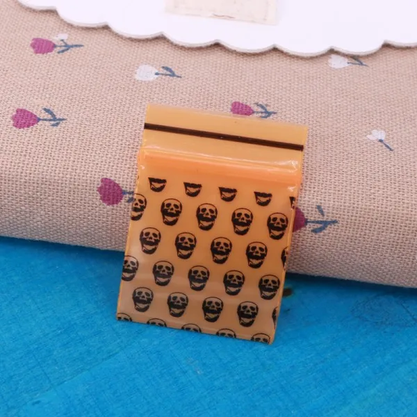 Yellow Ghost Различные цвета мини-сумки с застежкой-молнией 2,5x3 2,5x3,5 см мини-ПЭ Сумки Сувениры модные ювелирные серьги маленькие кулоны упаковочные сумки - Цвет: Yellow Ghost